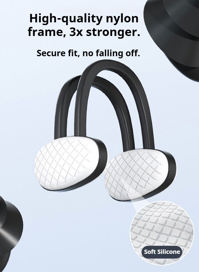 YUKE 3- Piece Swimming Silicone Nose Clip Earplugs Adult Unisex Soft Waterproof Anti-Choking Water Earplugs Professional Swimming Equipment With Storage Box - Image 2