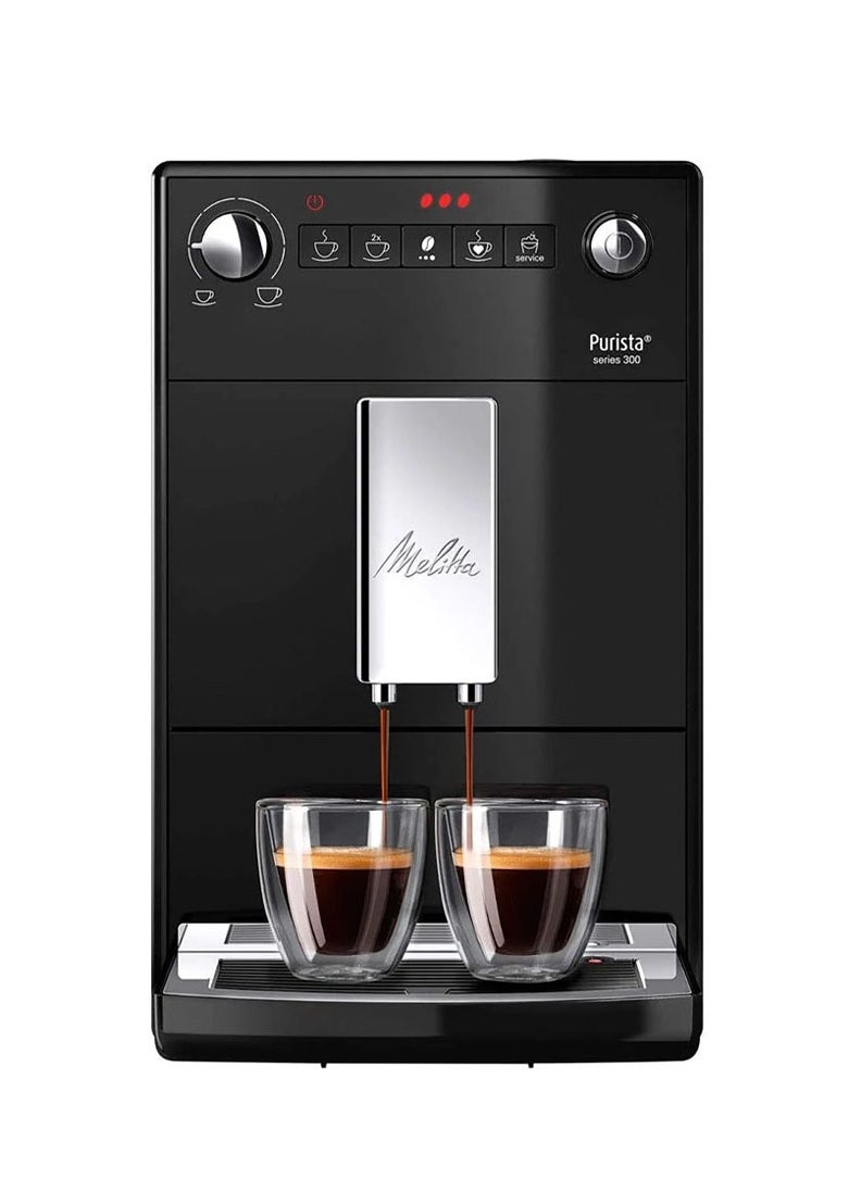 Melitta PURISTA Automatic Espresso Coffee Machine with Grinder | 2 Years Warranty | Black  - Image 1