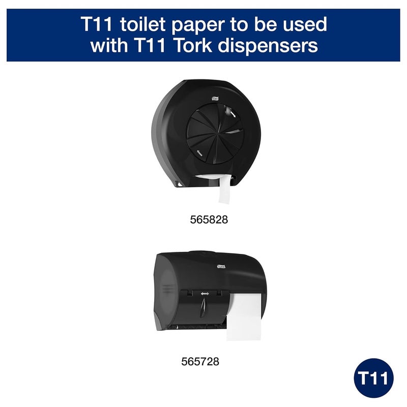 Tork ورق تواليت تورك أوبتيكور متوسط الحجم أبيض T11 متقدم 2 طبقة 36 × 865 ورقة 162090 - Image 2