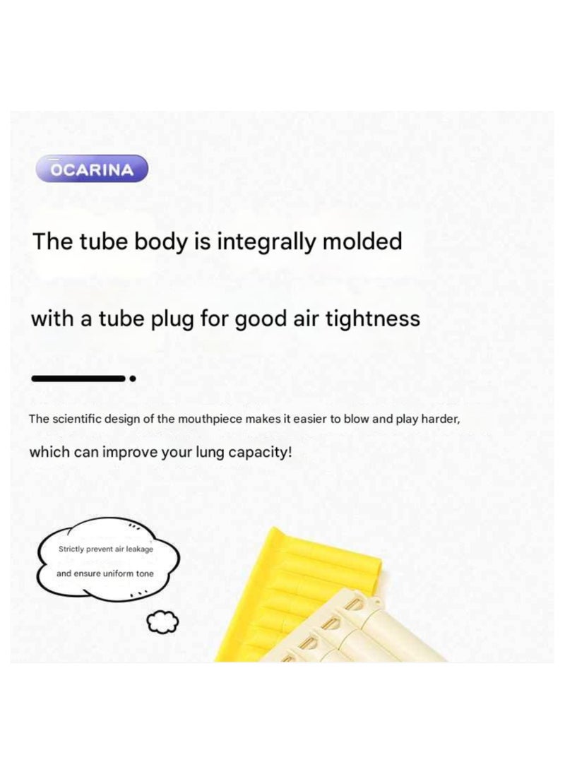 18-tube professional-grade sliding tuning beige flute | Beginner-friendly | Stage performance quality | Strict pitch test | Portable traditional musical instruments  - Image 3