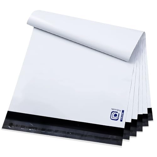 POLYSELLS Poly Mailers Shipping Envelopes, Strong Adhesive Sealing, Waterproof, and Tear-resistant Postal Mailing Bags for Clothing, Books, and Accessories (White, 100, 6" X 9") - Image 1