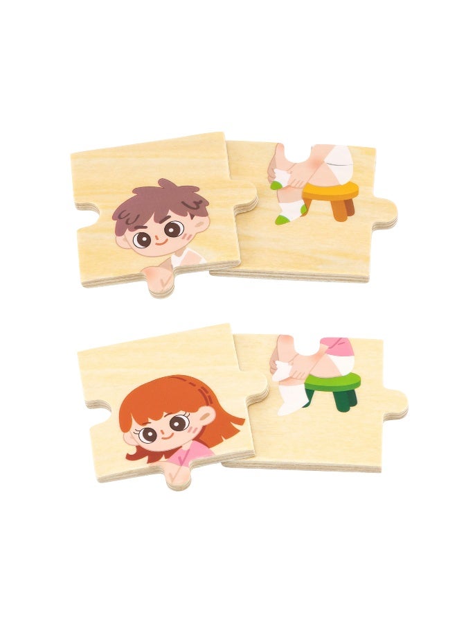 Viga Getting Dressed Sequence Puzzle Set - Image 5