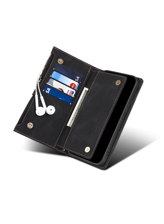 اس-توب جراب هاتف iPhone 14 Pro Max بتصميم كلاسيكي من الجلد المصقول بتقنية RFID - Image 5