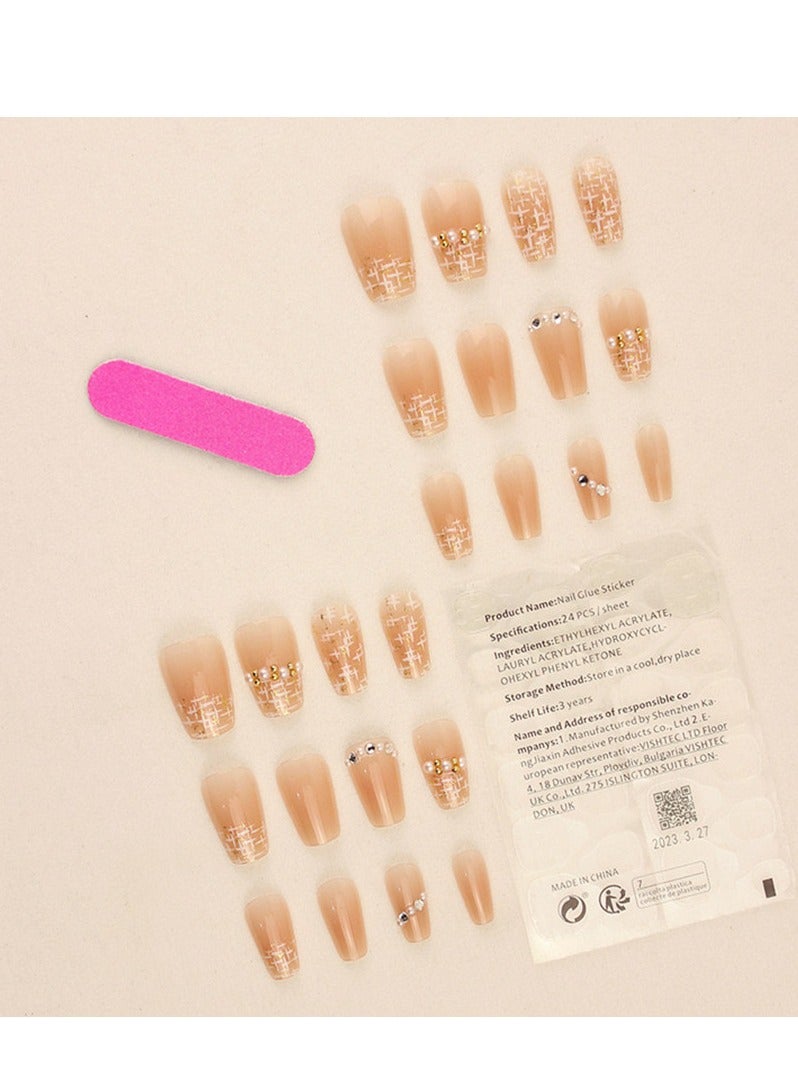 عام 24 قطعة وهمية مسمار مجموعة ، مجموعة عالمية من أوروبا والولايات المتحدة مسمار الفن ، مسمار ملصقا للانفصال - Image 4