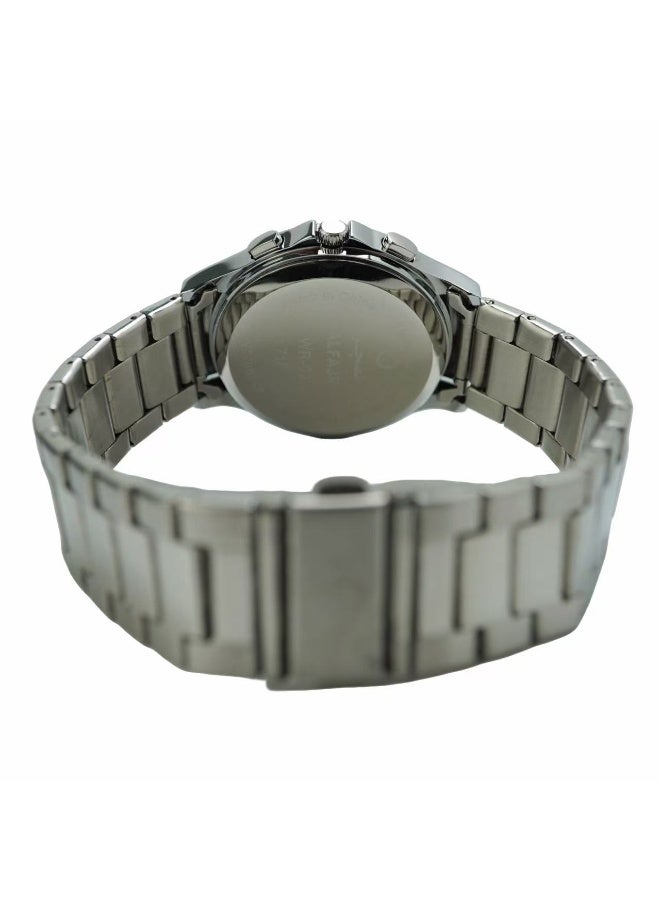 Men's Water Resistant Digital Watch WR02SW - 35 mm - Silver - Image 5