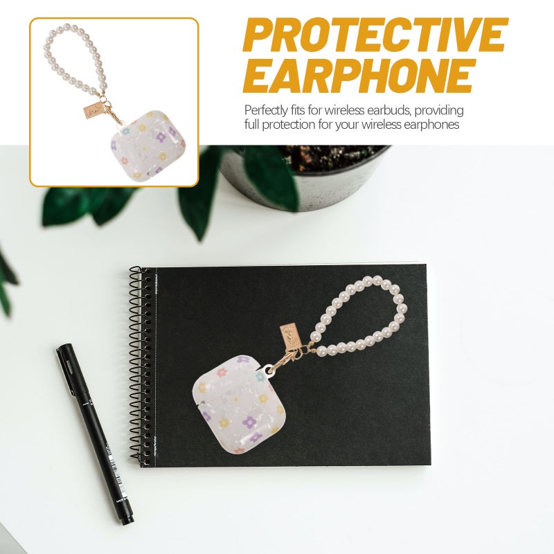 Earphone Box Beaded Chain Earphone Protecting Sleeve Earbuds Box Compatible with Airpods1/2 - Image 2