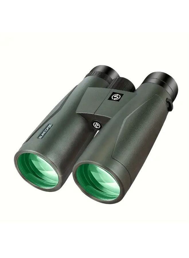 Suncore 10x50 HD Green Binoculars For Adults Large Field Clear Low Light Vision Bird Watching - Image 1
