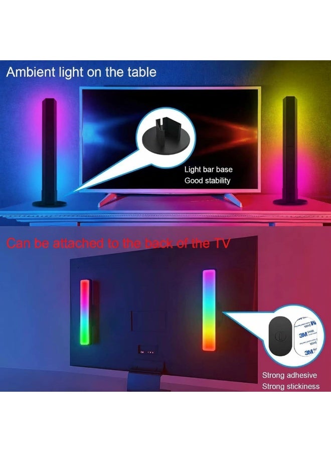 دونيكارت شريط إضاءة Dunekart Smart Flow - إضاءة خلفية محيطية RGB، وإضاءة LED متزامنة مع الموسيقى مع تحكم عبر التطبيق، و12 وضعًا للكمبيوتر والتلفزيون وديكور غرفة النوم - Image 3