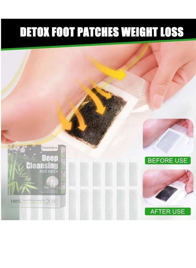 KASTWAVE Foot Detox Patches 20 pcs, Detox Foot Patches for Stress Relief & Deep Sleep, Foot Patches Detox Foot Pads for Relieve Body Stress, Enhance Blood Circulation Body Foot Pads - Image 4