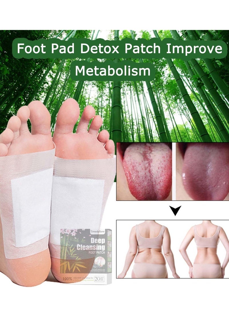 KASTWAVE Foot Detox Patches 20 pcs, Detox Foot Patches for Stress Relief & Deep Sleep, Foot Patches Detox Foot Pads for Relieve Body Stress, Enhance Blood Circulation Body Foot Pads - Image 3