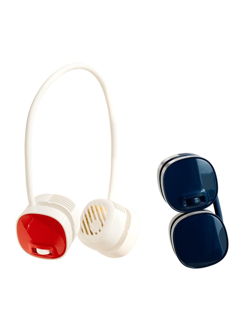 3life USB Hanging Neck Fan Outdoor Sports Leafless Fan Charging Mini Portable  Air Conditioning Fan - Image 1
