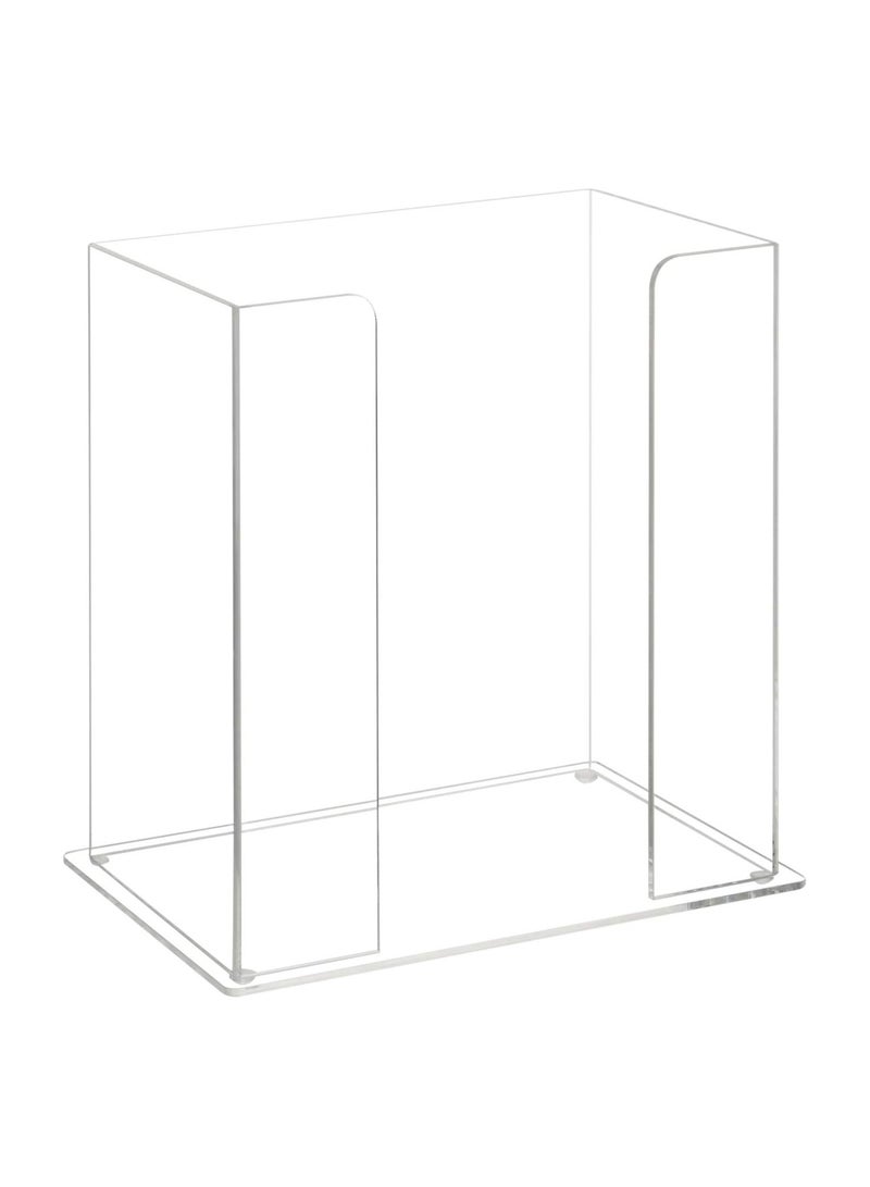 TPGP Premium Clear Acrylic Personal Face Mask Storage Box, Disposable Cleaning Gloves Shoe Covering Dispenser Holder - Image 4