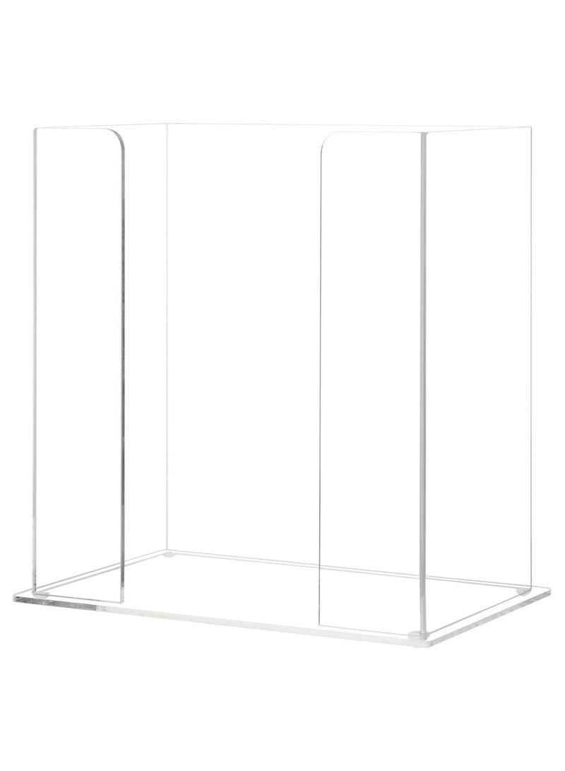 TPGP Premium Clear Acrylic Personal Face Mask Storage Box, Disposable Cleaning Gloves Shoe Covering Dispenser Holder - Image 2