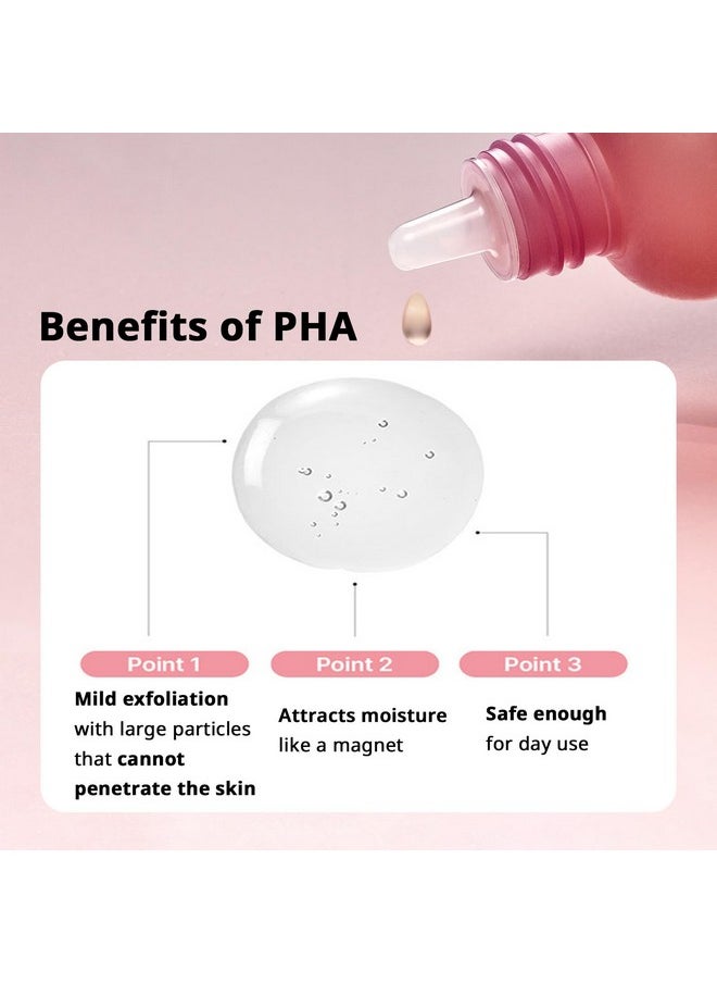 Mamonde - Rose Pha Liquid Mask Daily Leaveon Face Exfoliator With Pha 7% Gentle Exfoliating Overnight Serum With Hyaluronic Acid For Glowing Skin Facial Exfoliant 2.71 Fl Oz - Image 1