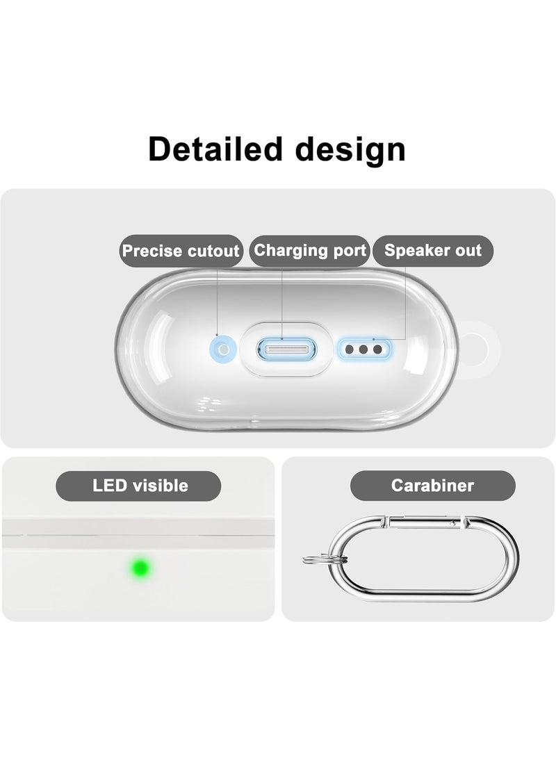 ACLIX AirPods Pro 2nd Generation Case Cover Clear, Keychain for Apple AirPods Pro 2nd Generation, Front LED Display, Clear - Image 2