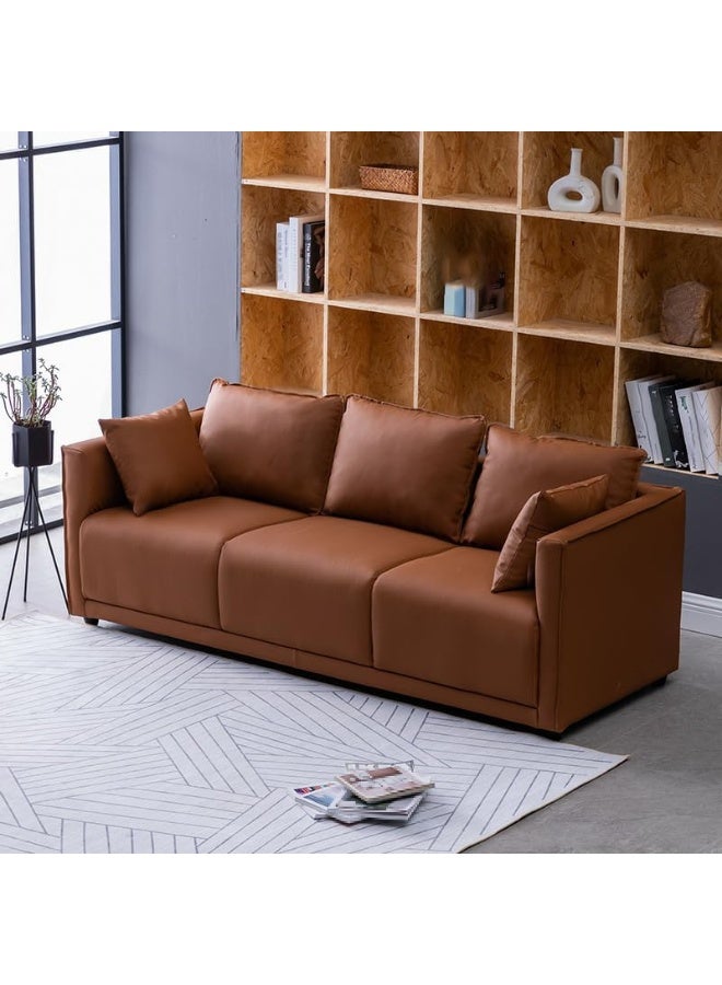 Comfynest Comfynest Square Arm Standard Size Pillow Back Sofa 