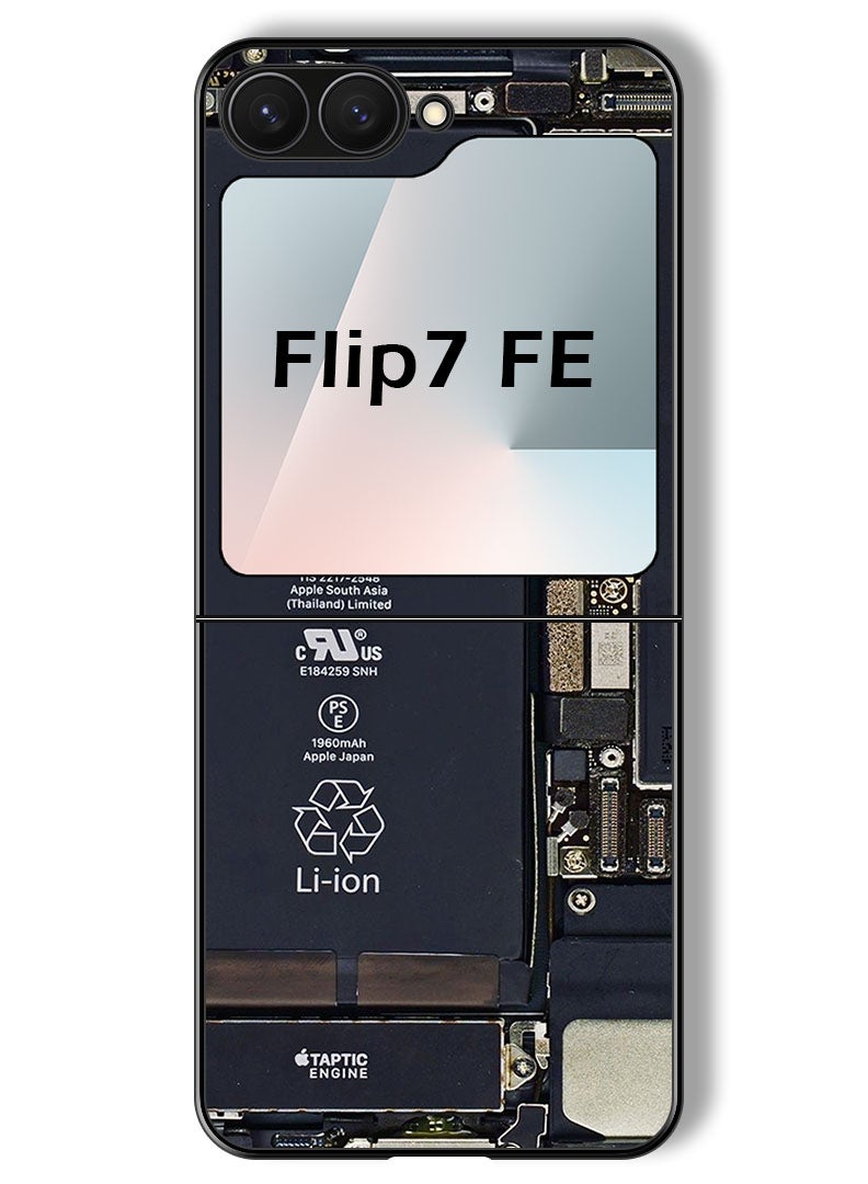 Theodor Case Compatible with Samsung Galaxy Z Flip 7 FE 6.7 Inch Protection Shockproof Bumper Cover Phone Inside - Image 1