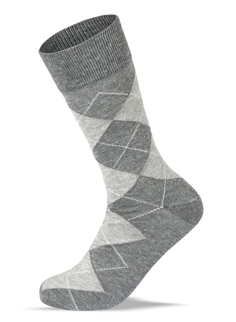 SAM SOCKS Men Set of 3 Classic Argyles Socks multicolor - Image 4