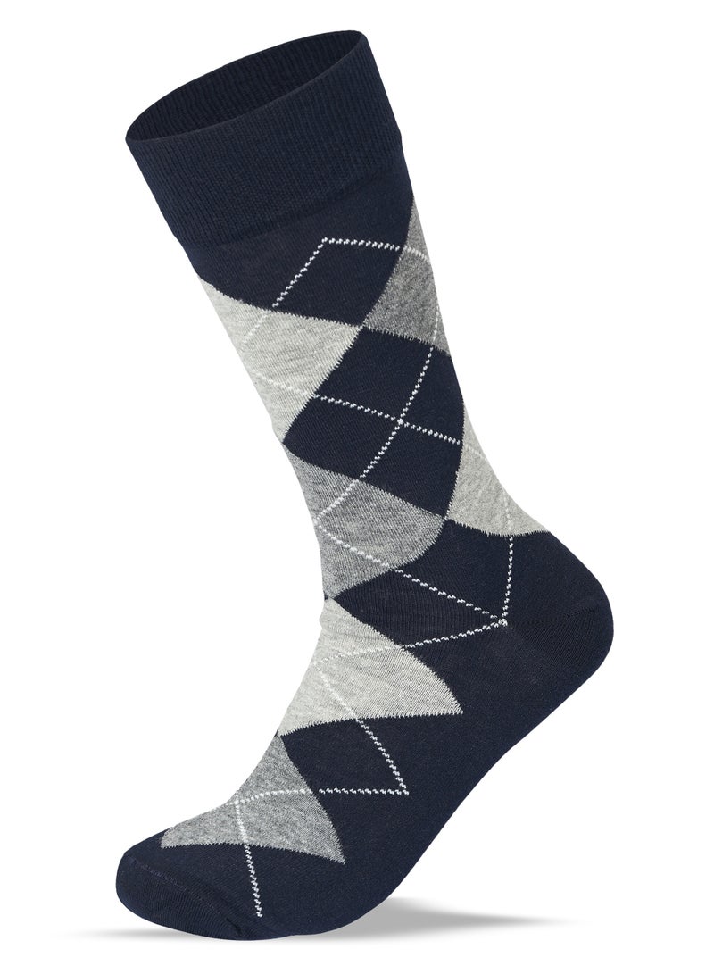 SAM SOCKS Men Set of 3 Classic Argyles Socks multicolor - Image 2