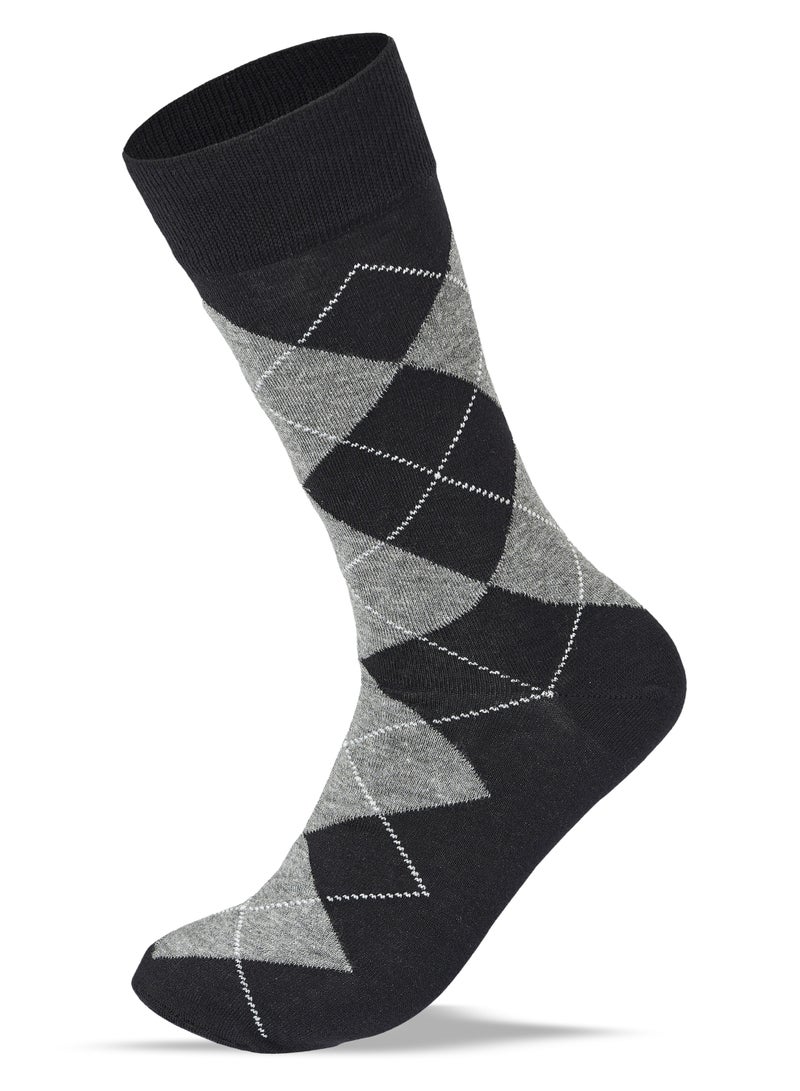 SAM SOCKS Men Set of 3 Classic Argyles Socks multicolor - Image 3