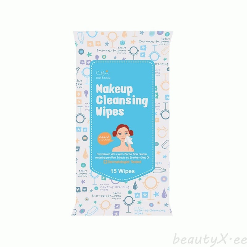 Cettua Clean & Simple Makeup Cleansing Wipes 15's