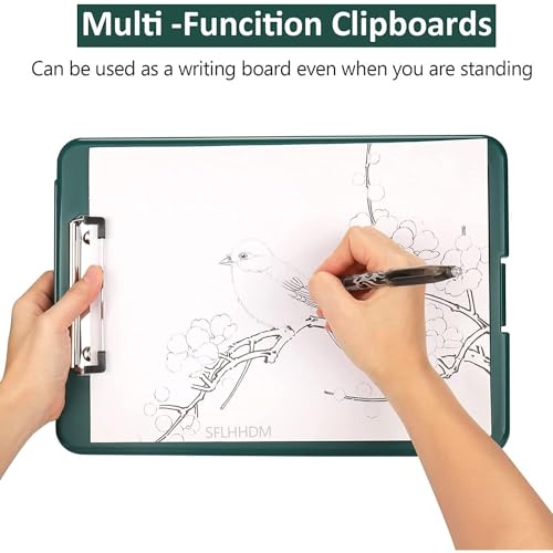HVG TRADERS A4 Clipboards with Foldable Plastic Clipboard with Built-in Storage and Pen Holder - Ideal for School, Office, Travel - Perfect for Students, Teachers, Doctors, Nurses, Professionals - Image 5