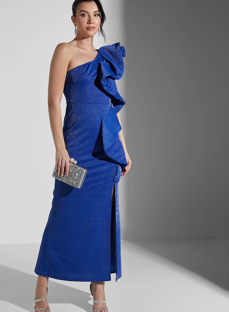 Ella Limited Edition One Shoulder Exaggerated Sleeve Dress