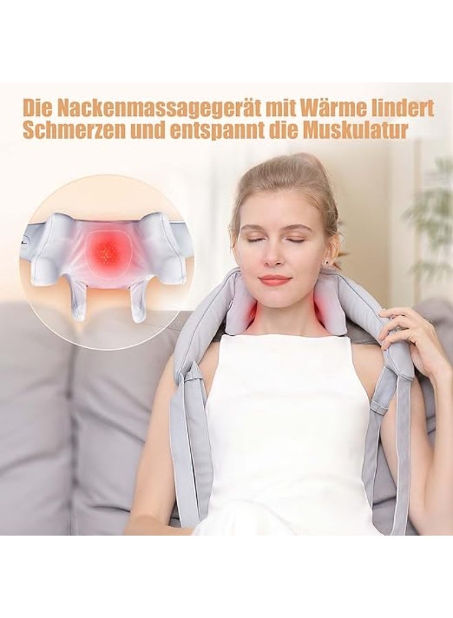 Neck Massager with Heat – Wireless Shiatsu Deep Tissue Massager for Neck, Shoulders, Back, and Legs – Ideal Pain Relief and Relaxation for Daily Use - Image 4