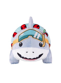 Jeff the Land Shark plush doll toy cute swimming Ring Shark plush Toy suitable for home decoration the best Gift for family and friends