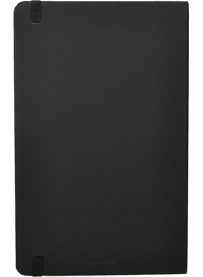 erorex Classic Grid Notebook Graph Ruled 240 Pages Black Hardcover - Image 2