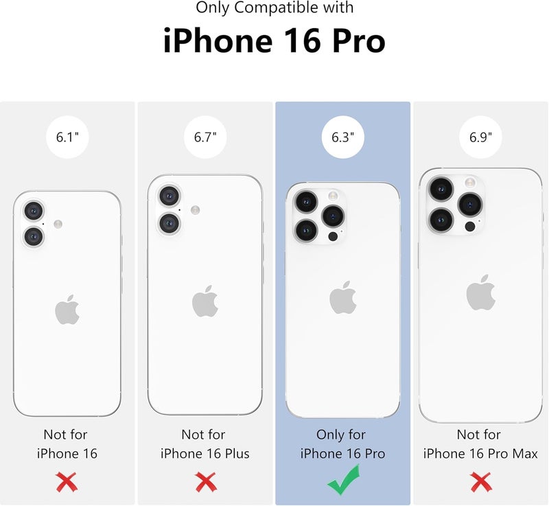 Daily repeated use trusted quality for iPhone 16 Pro Case Fit for MagSafe, Dots Pattern-Orange | Built in Magnetic Support Magnetic Accessory | Cute Polka Dot Pattern | Hard PC Back+Soft Layer Dual Protective Phone Case Local & cross border ship compatible - Image 2