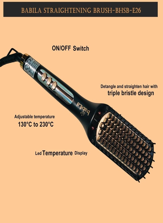 Babila Hair Straightening Brush-BHSB-E26 - Image 2