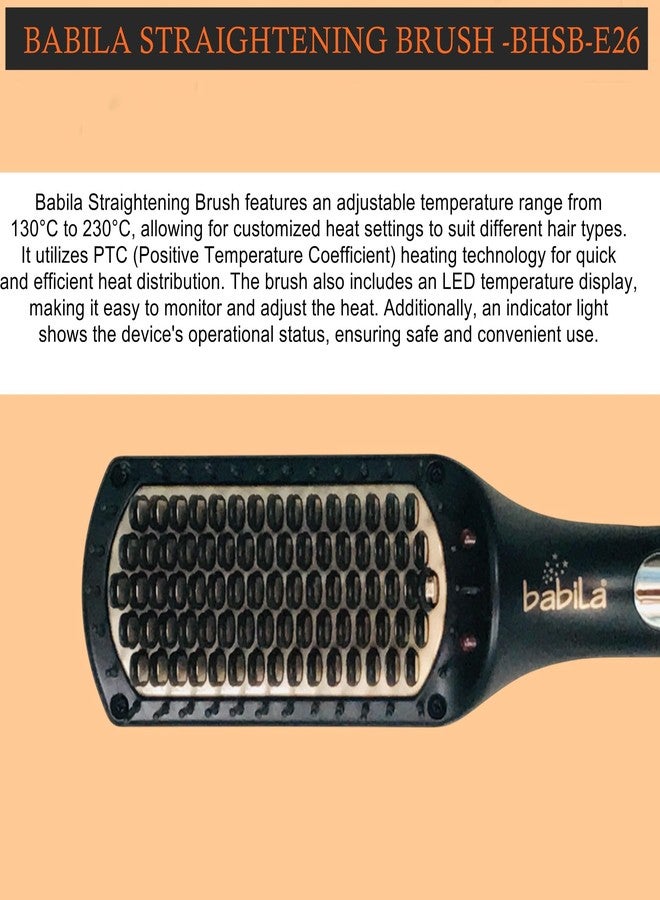 Babila Hair Straightening Brush-BHSB-E26 - Image 4