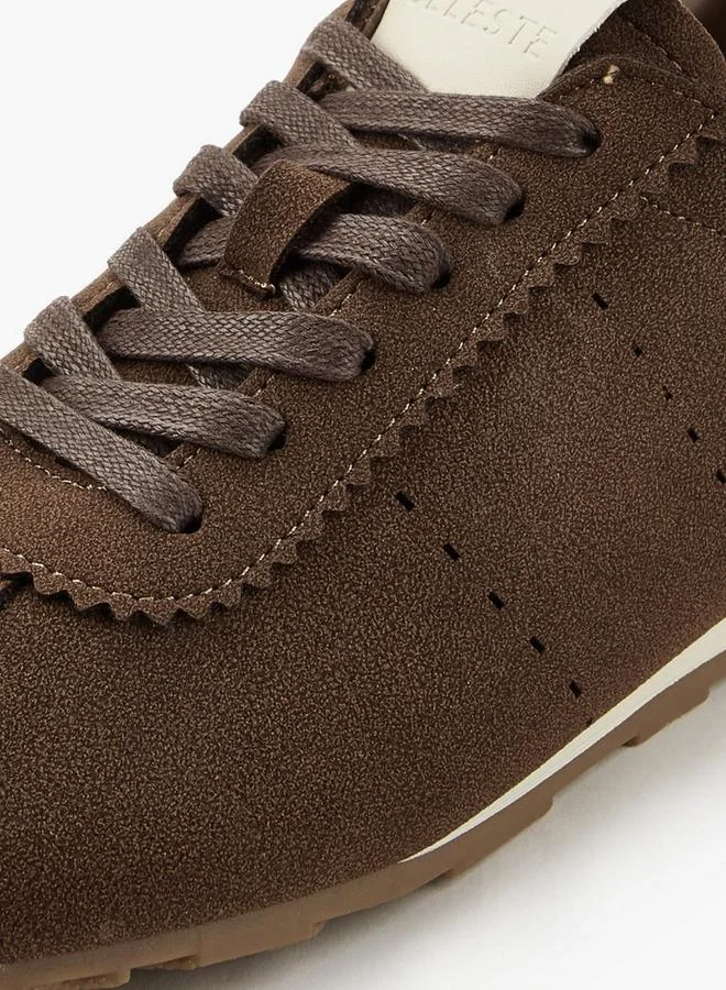 Celeste BROWN Women Lace-Up Sneakers for Women | Best Price UAE