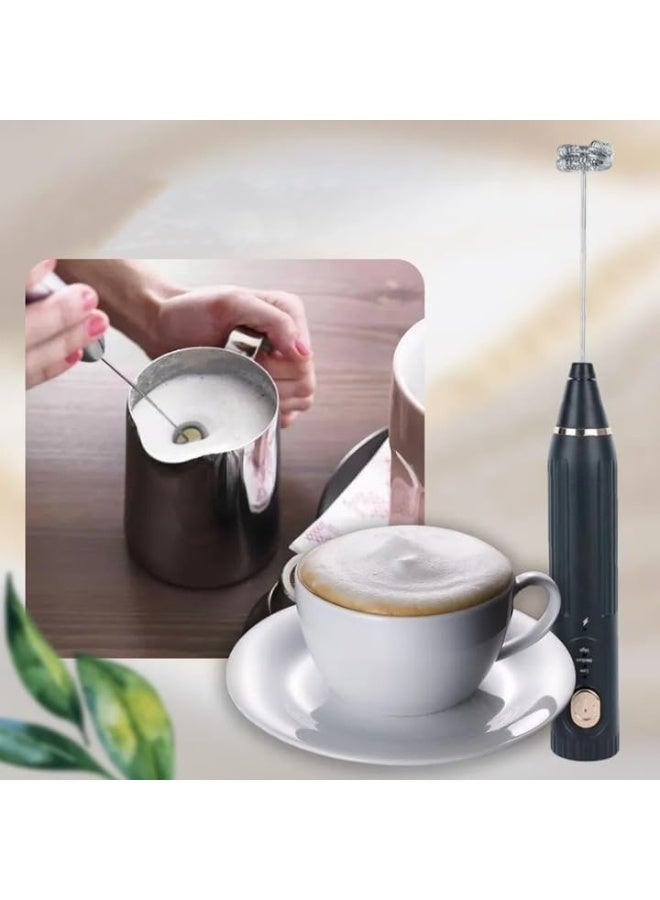 DSP KA-3095 Electric Handheld Frappe Maker Coffee Blender Milk Foamer - Professional Black Drink Mixer for Frappe Latte Cappuccino - Image 5