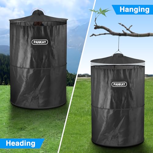 PANKAY Pop Up Privacy Tent, Portable Outdoor Camping Bathroom Toilet Tent, Collapsible Shelter for Camping & Emergency – Lightweight & Sturdy, Easy Set Up, Foldable - with Carry Bag - Image 5