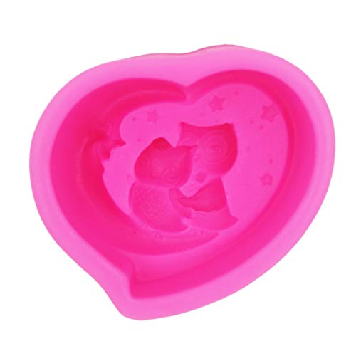 Longzang Night owl Mould S281 Craft Art Silicone Soap Mold Craft Molds DIY Handmade soap molds - Image 2