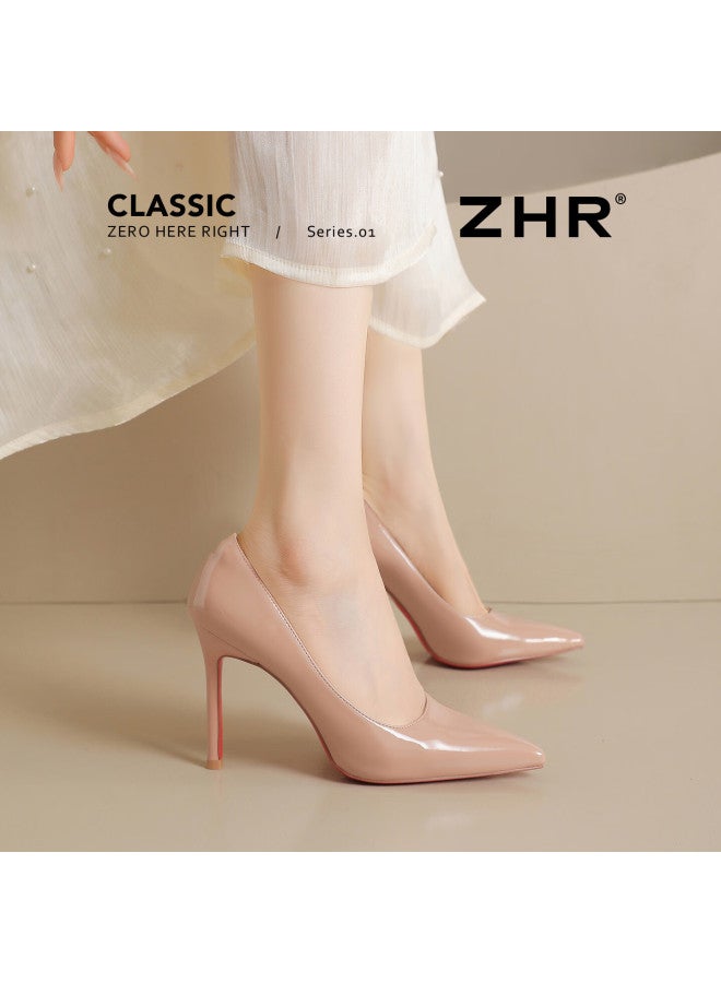 Zhr Zez High Heels Women  New Red Sole Pointed Toe Stiletto Pumps Lightweight Girlfriend Gift Shoes For Qixi Festival - Image 2