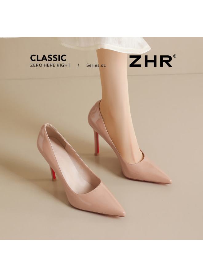 Zhr Zez High Heels Women  New Red Sole Pointed Toe Stiletto Pumps Lightweight Girlfriend Gift Shoes For Qixi Festival - Image 3
