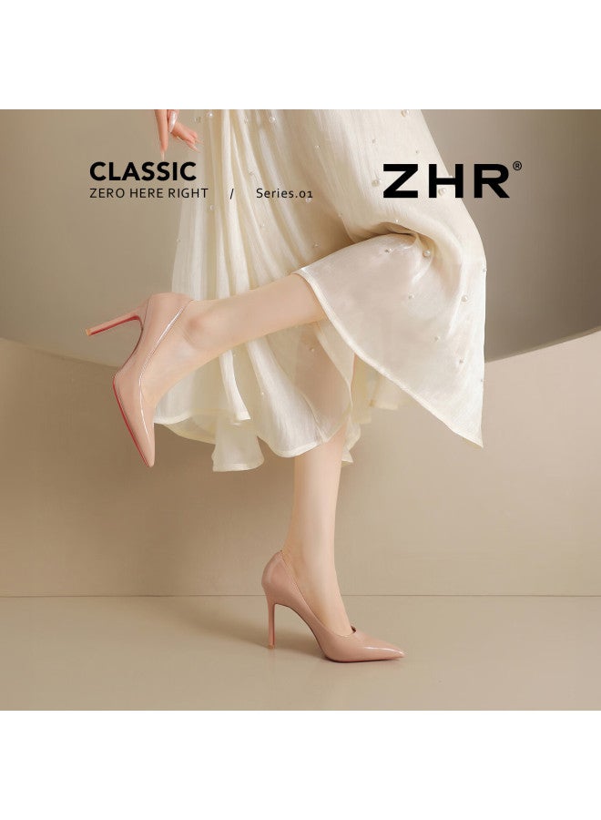 Zhr Zez High Heels Women  New Red Sole Pointed Toe Stiletto Pumps Lightweight Girlfriend Gift Shoes For Qixi Festival - Image 5