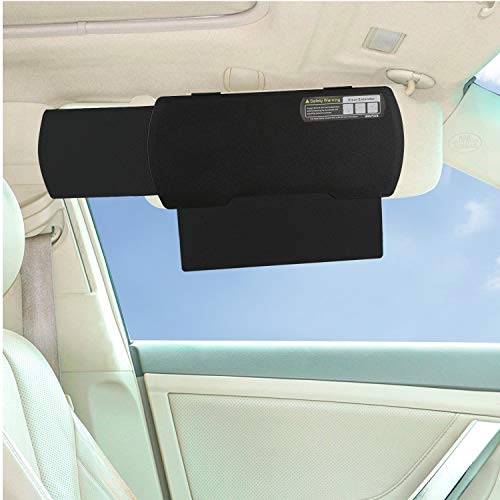 WANPOOL Car Visor Sunshade Extender, Window Shade, Anti-Glare Sun Blocker for Driver or Front Seat Passenger,1 Piece (Black) - Image 3