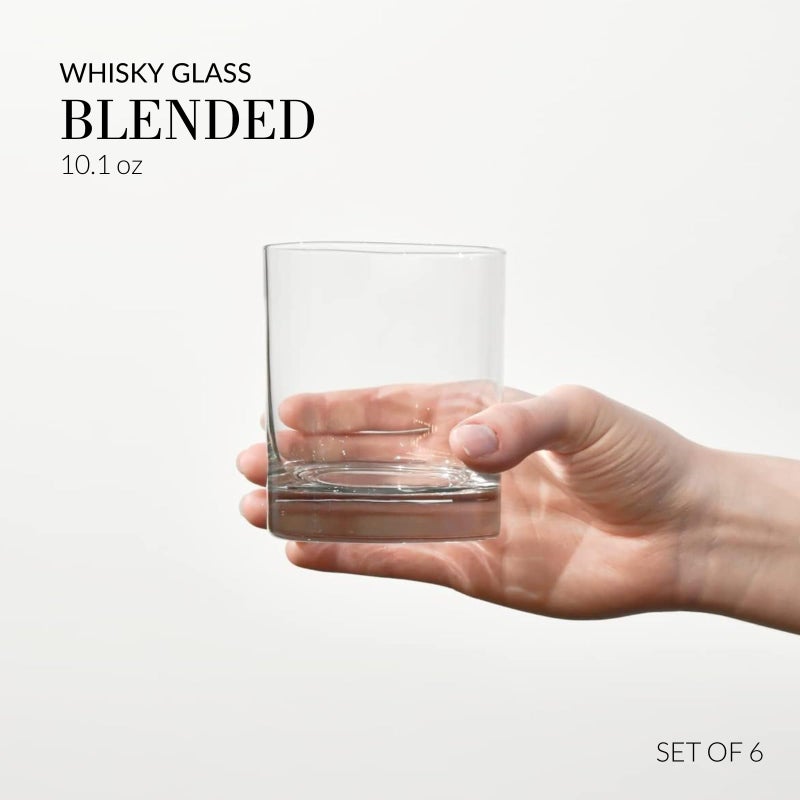 Krosno Whisky Sour Tumbler Glasses Old Fashioned Bourbon Cognac Brandy | Set of 6 | 10.1 oz | Blended Collection | Perfect for cocktails, drinks, water, juice, scotch, irish liquor, whisky - Image 3