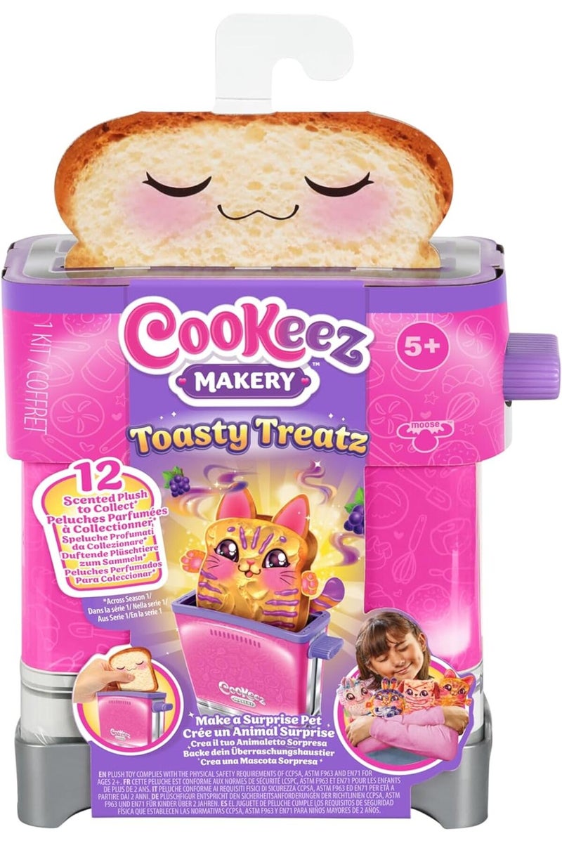 Cookeez Makery محماص توستي تريتز مع دمية عطرية، أنماط متنوعة، للأعمار 5 وما فوق - Image 1