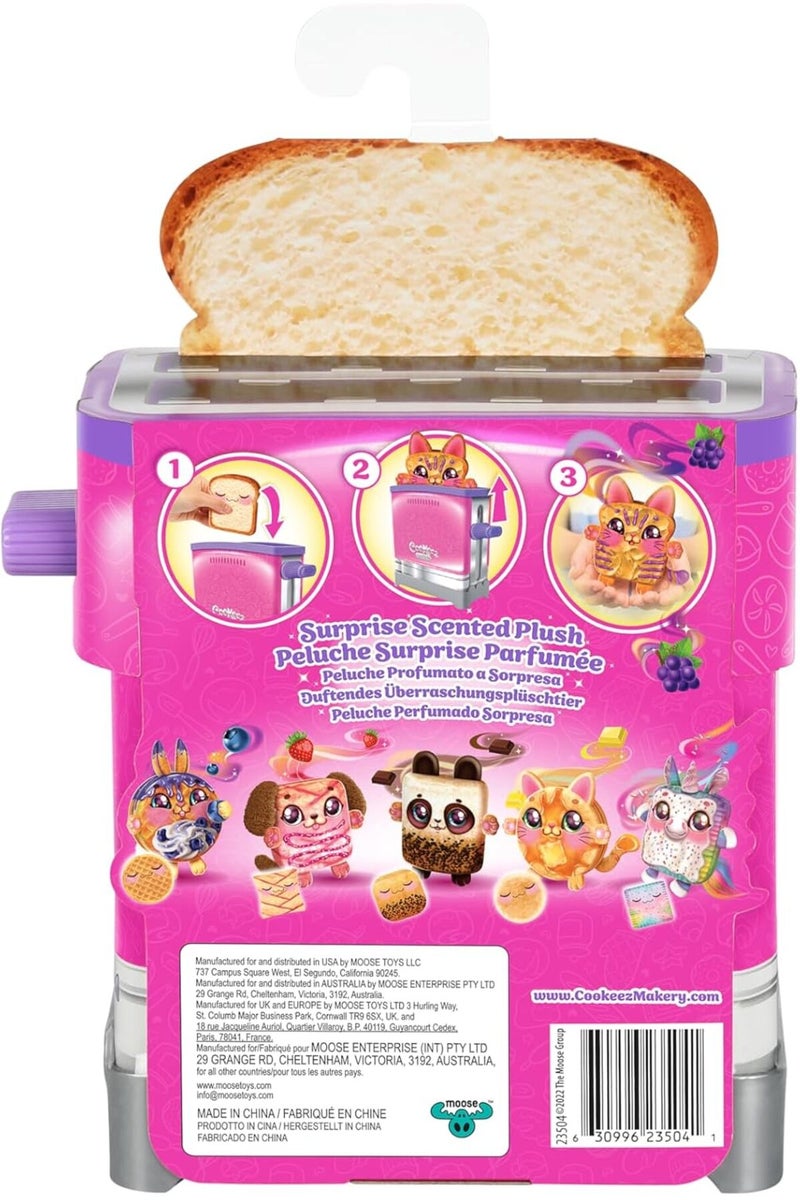 Cookeez Makery محماص توستي تريتز مع دمية عطرية، أنماط متنوعة، للأعمار 5 وما فوق - Image 3