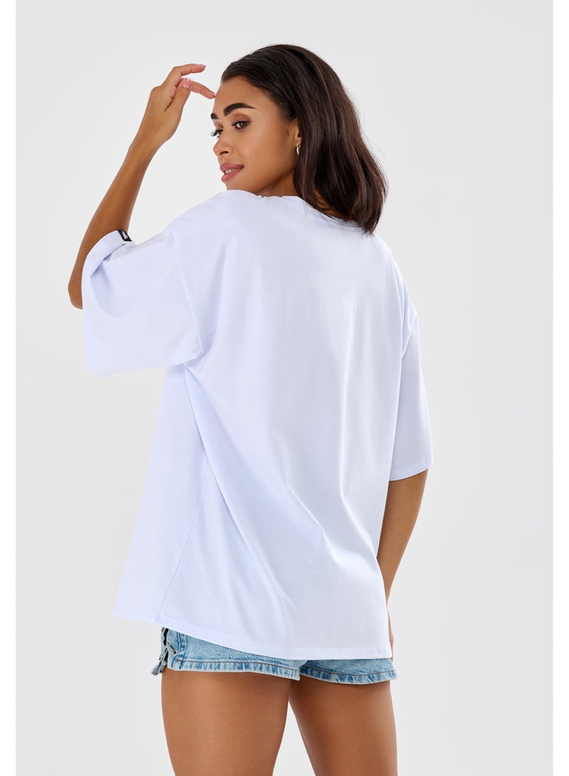 Bona Fide Bona Fide T-Shirts for Women – Women Summer Tops – Comfortable T Shirt with Short Sleeve - Image 4