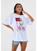 بونا فيدي Oversize T-shirt Anime White
