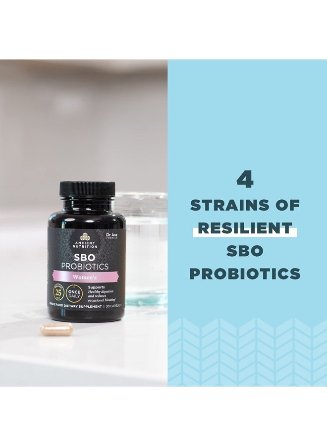 Ancient Nutrition Probiotics for Women, Once Daily Women's Probiotics 30ct, Digestive Support and Reduces Occasional Bloating, Made with Chaste Tree Berry and Amla Berry, 25 Billion CFUs* - Image 5