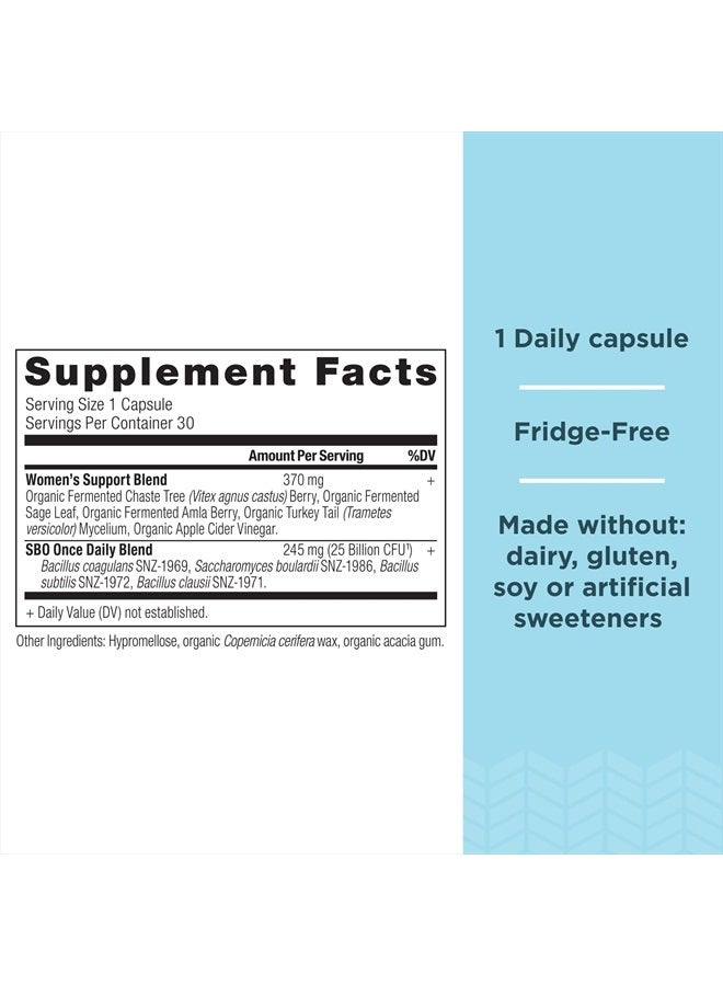 Ancient Nutrition Probiotics for Women, Once Daily Women's Probiotics 30ct, Digestive Support and Reduces Occasional Bloating, Made with Chaste Tree Berry and Amla Berry, 25 Billion CFUs* - Image 2