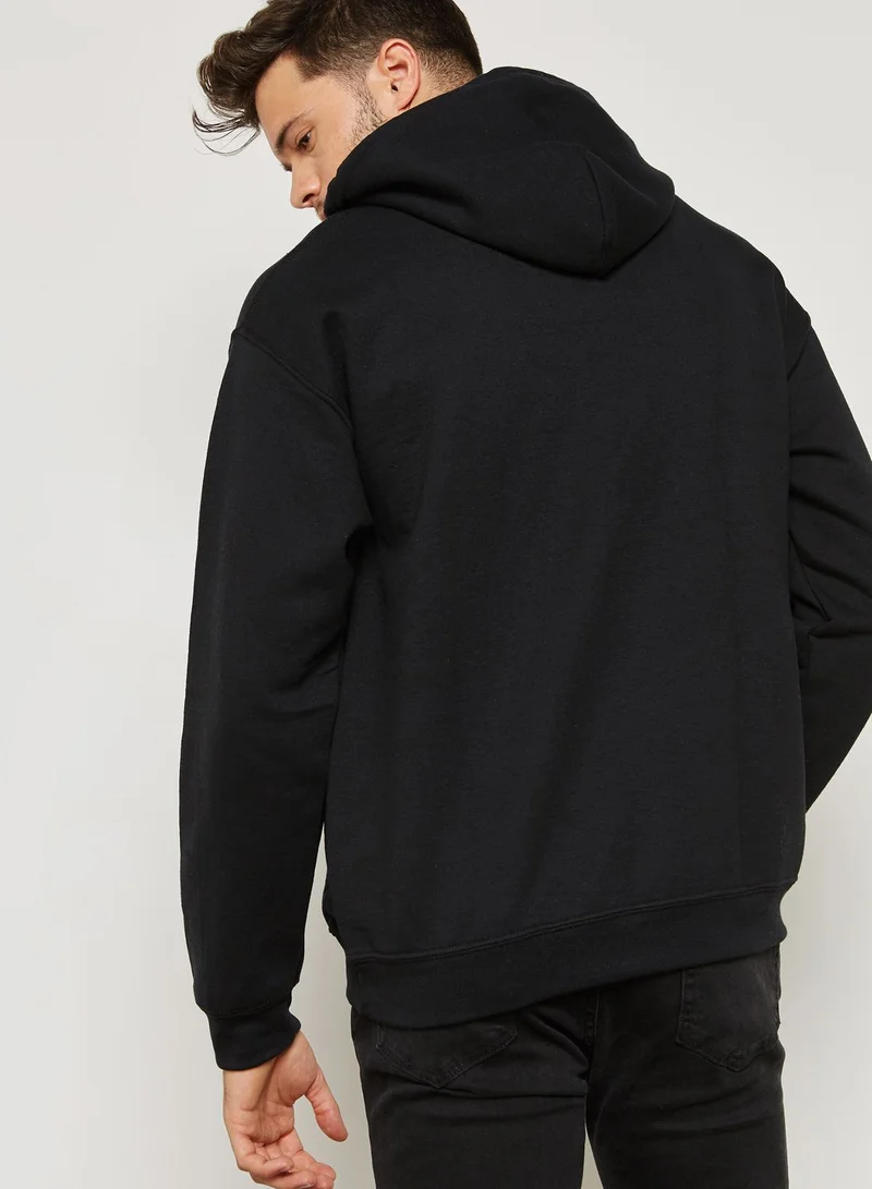 TOPMAN Tiger Badged Hoodie