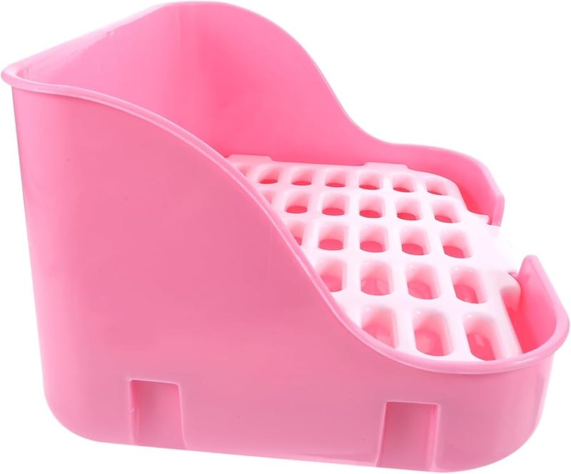 صندوق فضلات الأرانب المدرب على المرحاض بتصميم مقاوم للتسريب - مرحاض للحيوانات الصغيرة مثل الأرانب وخنازير غينيا - Image 2